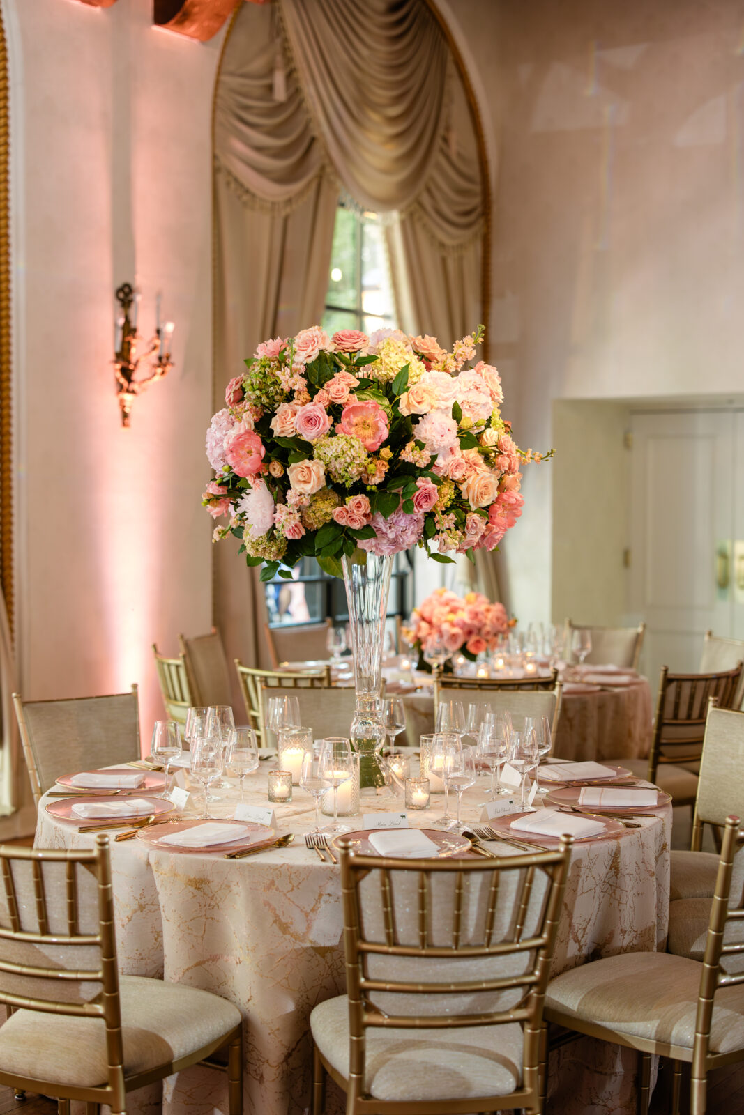 elegant wedding decor at the st. regis washington dc