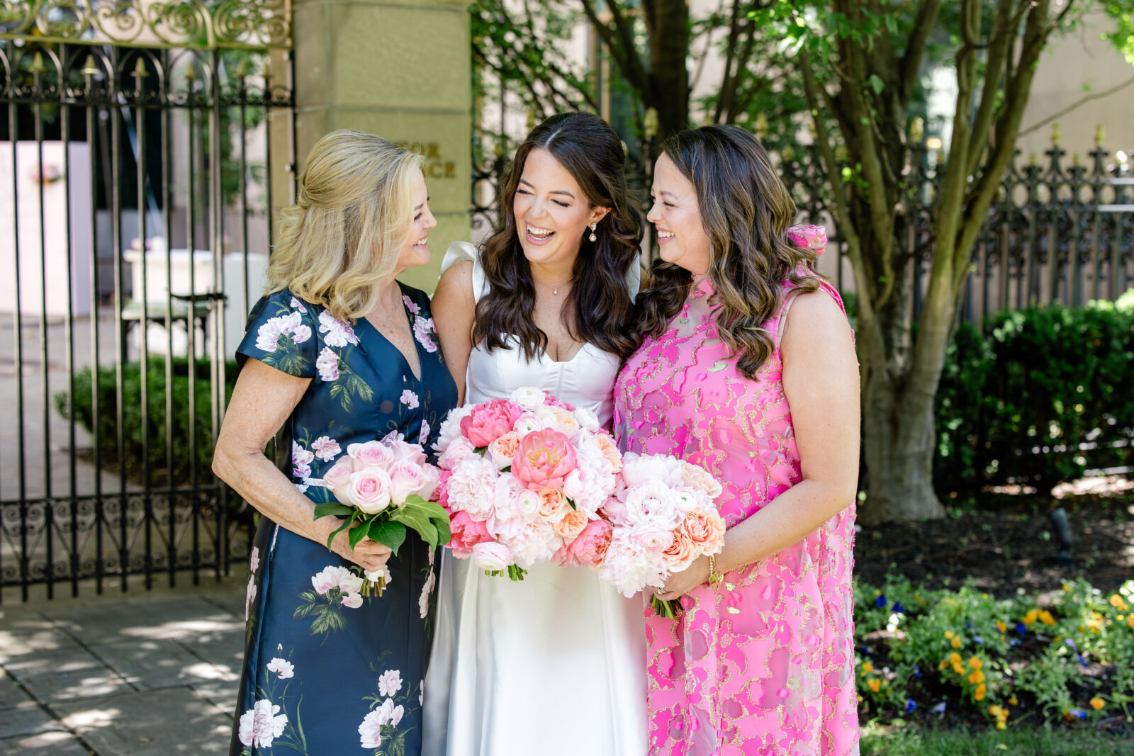 bridal potraits outside st. regis washington dc