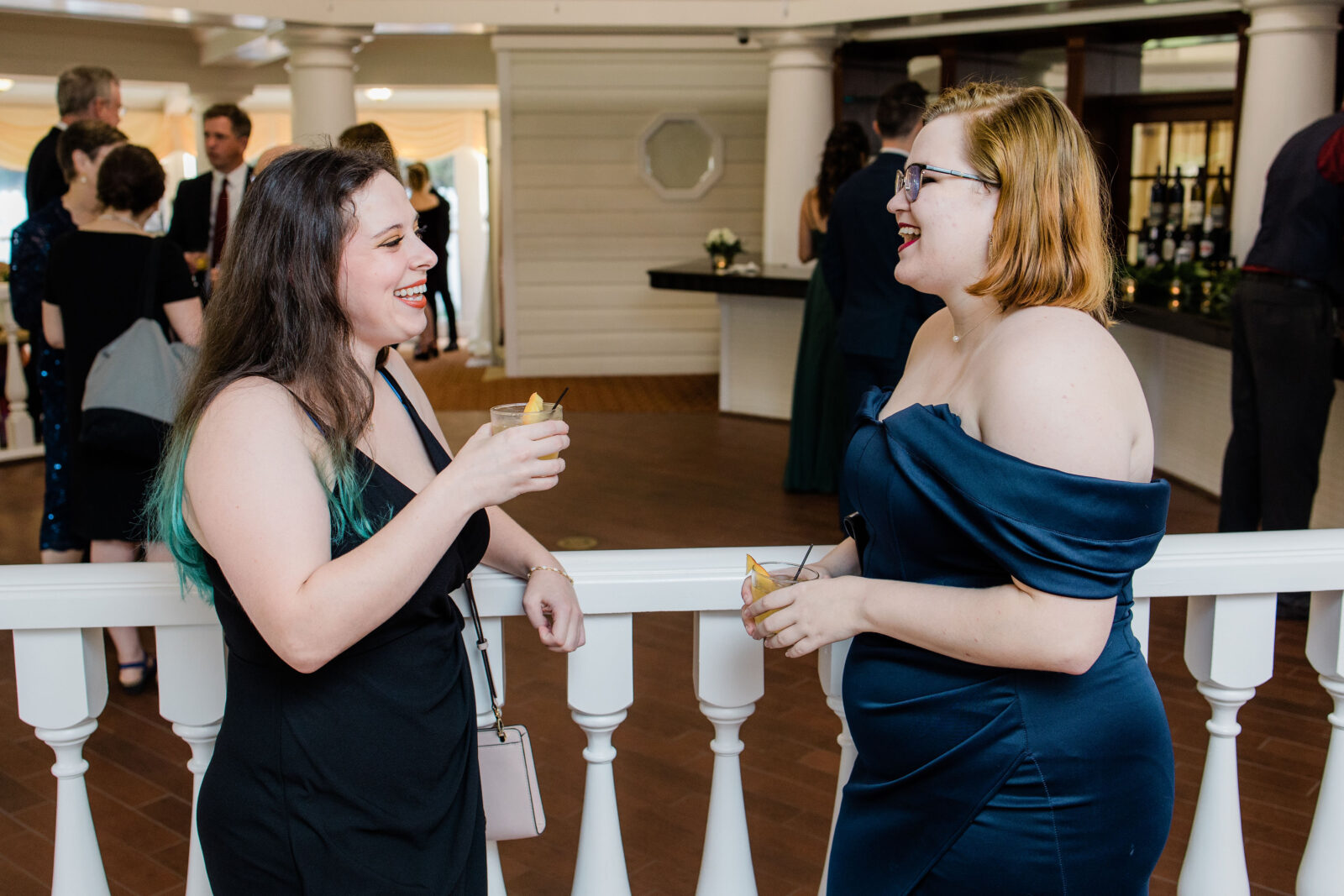 Guests at the cocktail hour