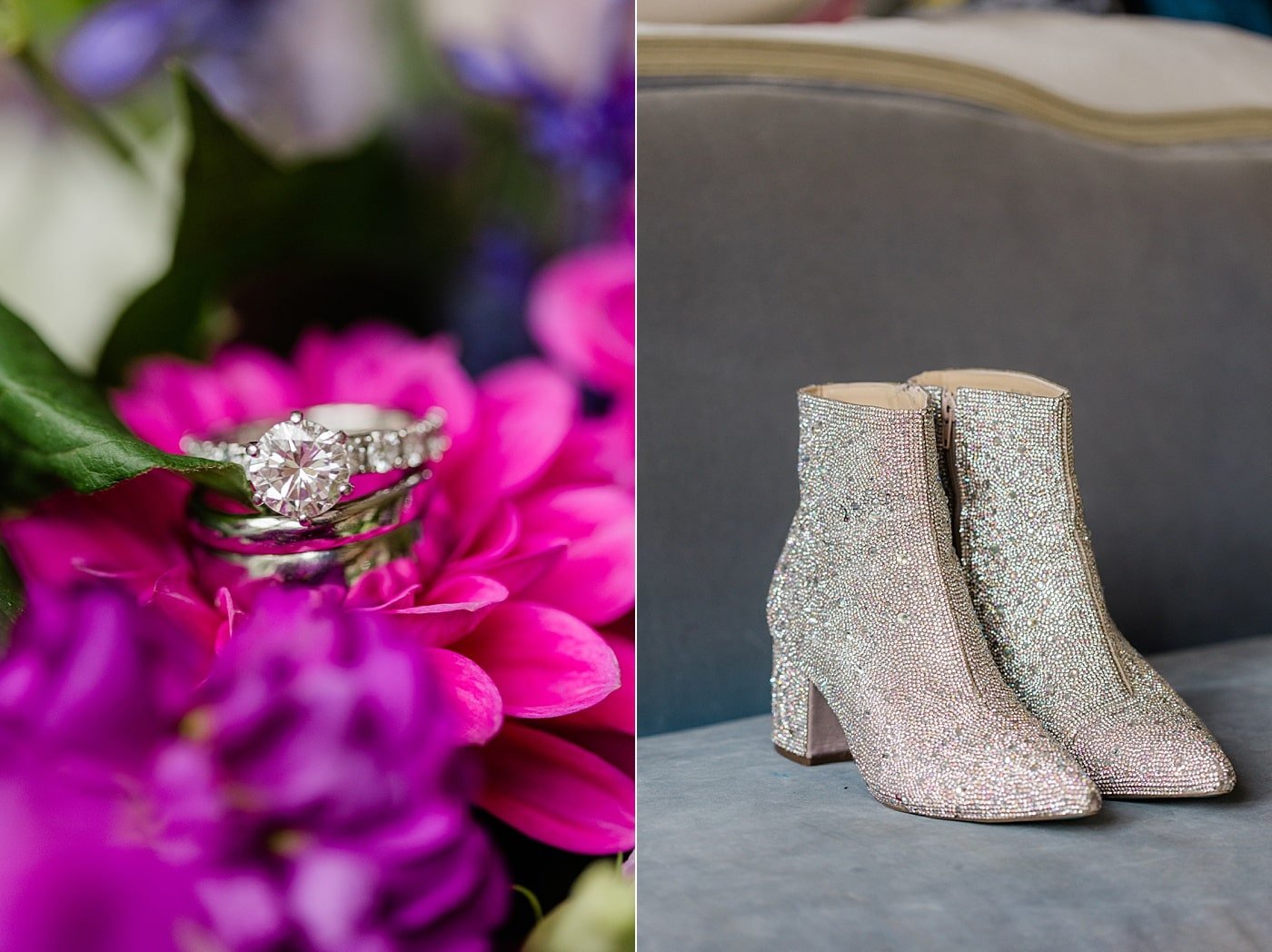 Bold Washington DC wedding colors