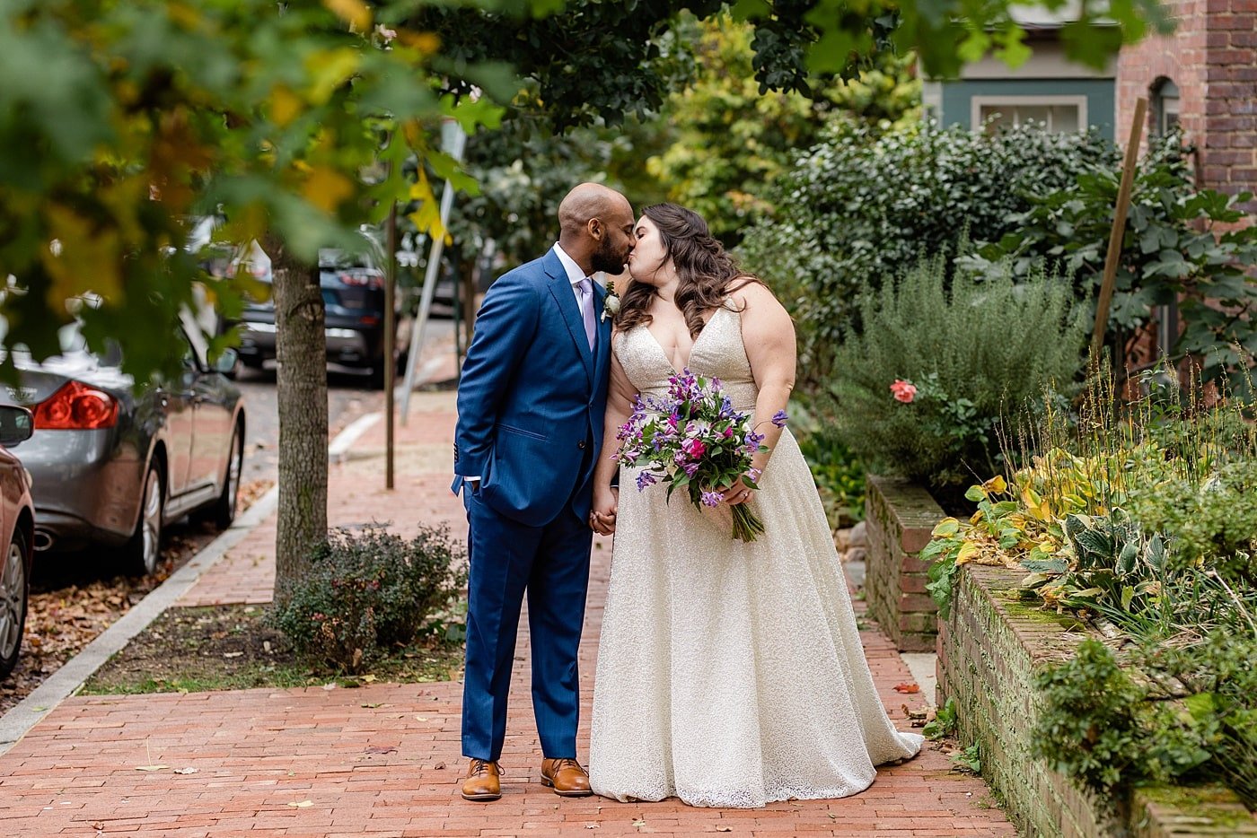 Washington DC bride and groom portraits