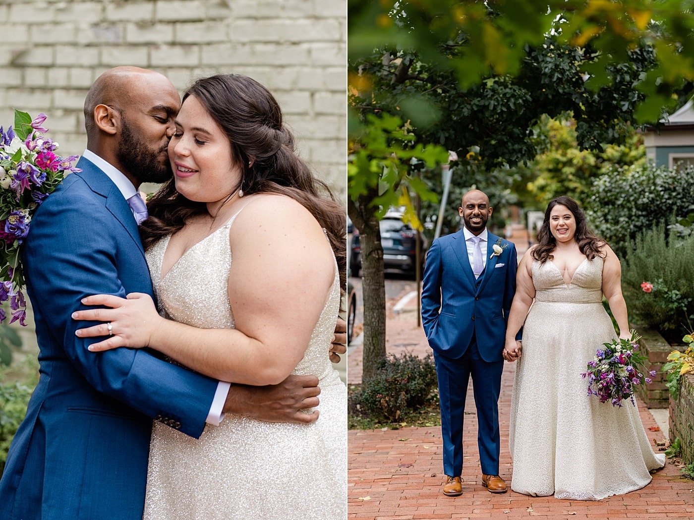 Washington DC bride and groom portraits