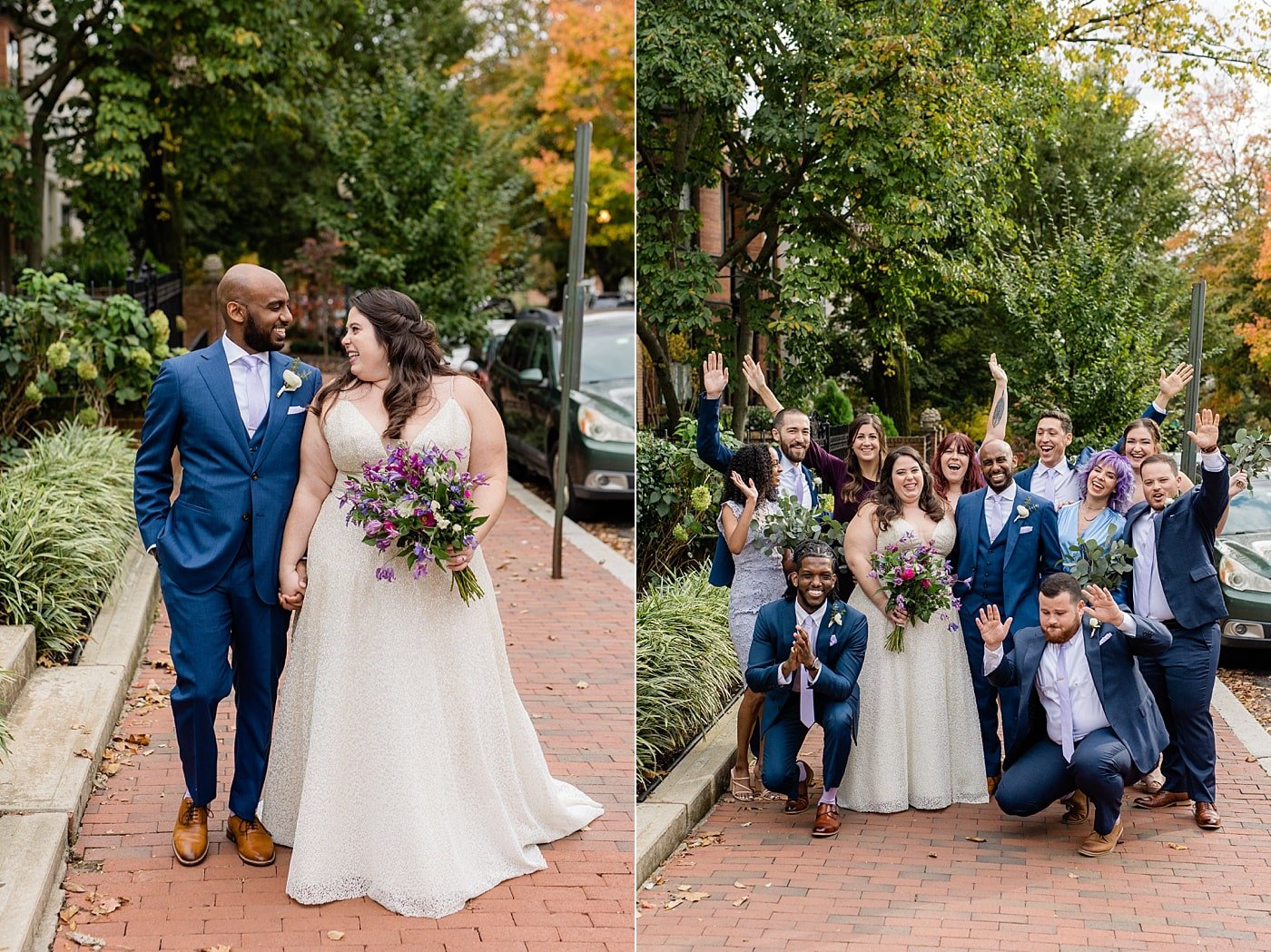 Washington DC bride and groom portraits