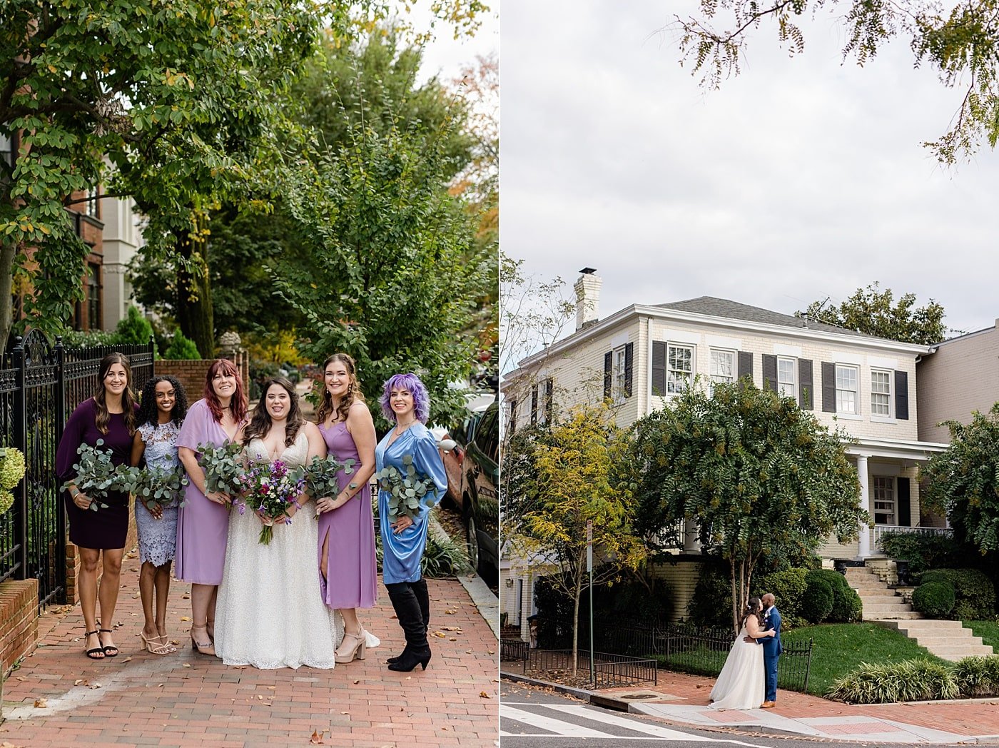 Washington DC bride and groom portraits