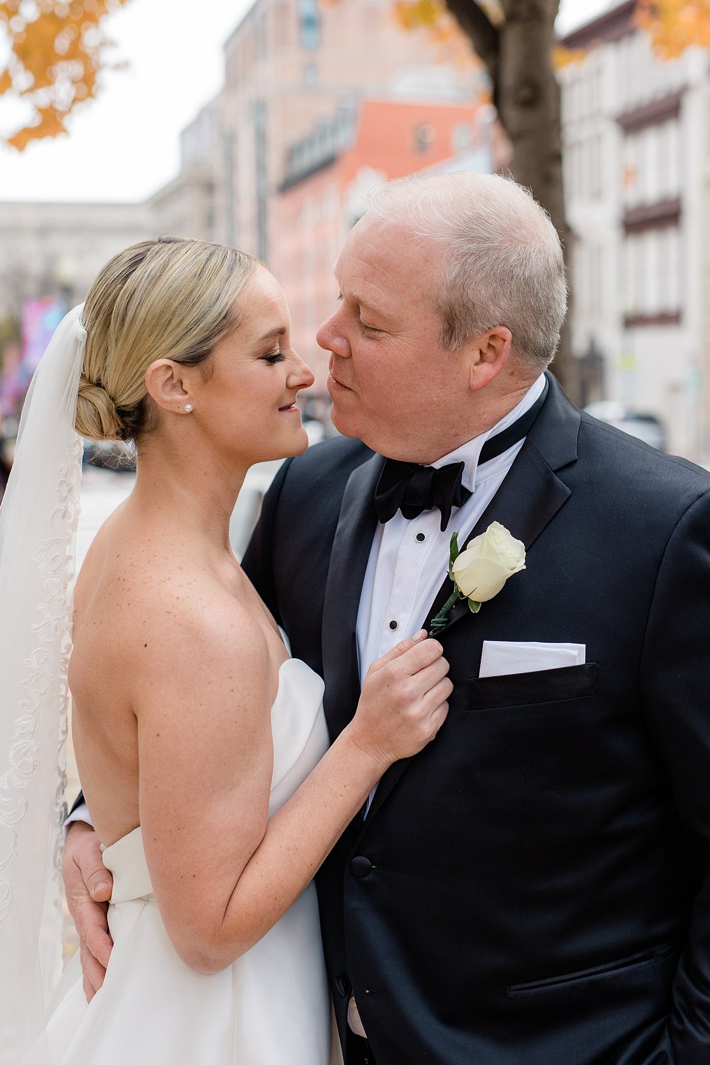 Bride and groom portraits in Washington DC