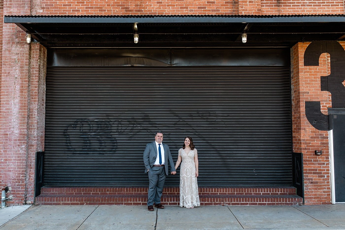 Industrial Baltimore, Md. bride and groom portraits