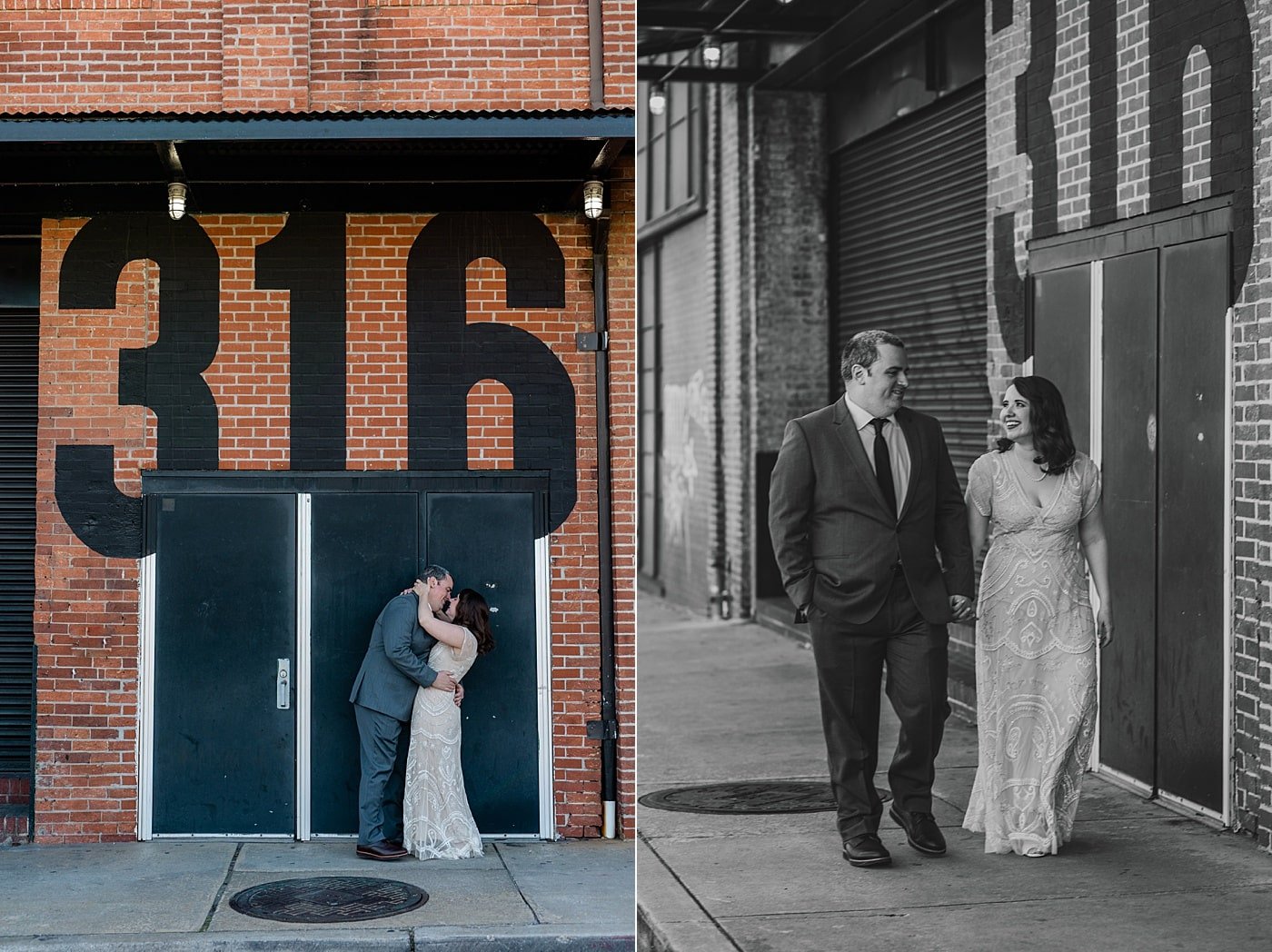 Outdoor wedding in Baltimore, Maryland