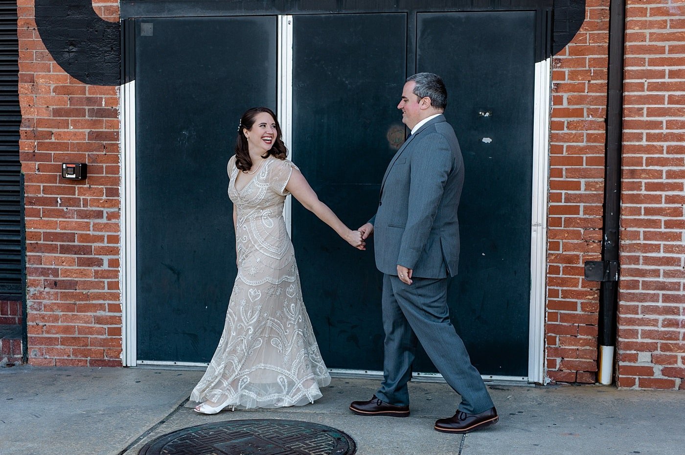 Outdoor wedding in Baltimore, Maryland