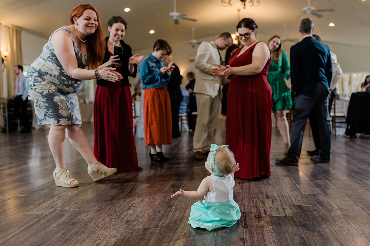Virginia winery wedding reception dancing