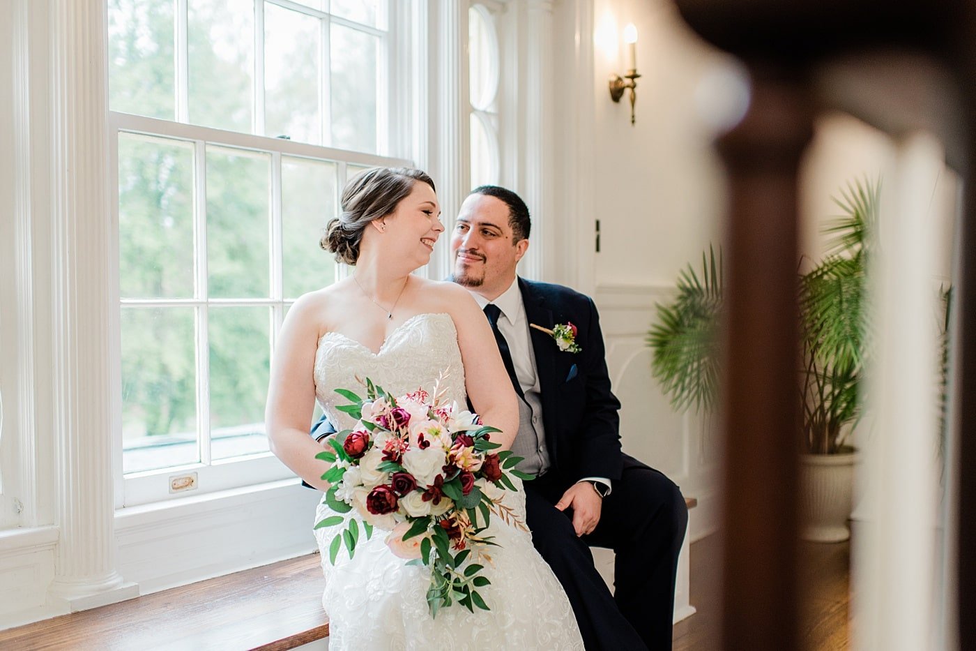 Fall wedding portraits at the Rust Manor House