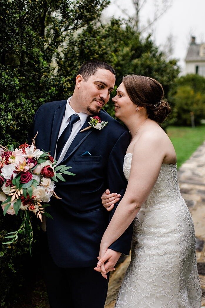 Fall wedding portraits at the Rust Manor House