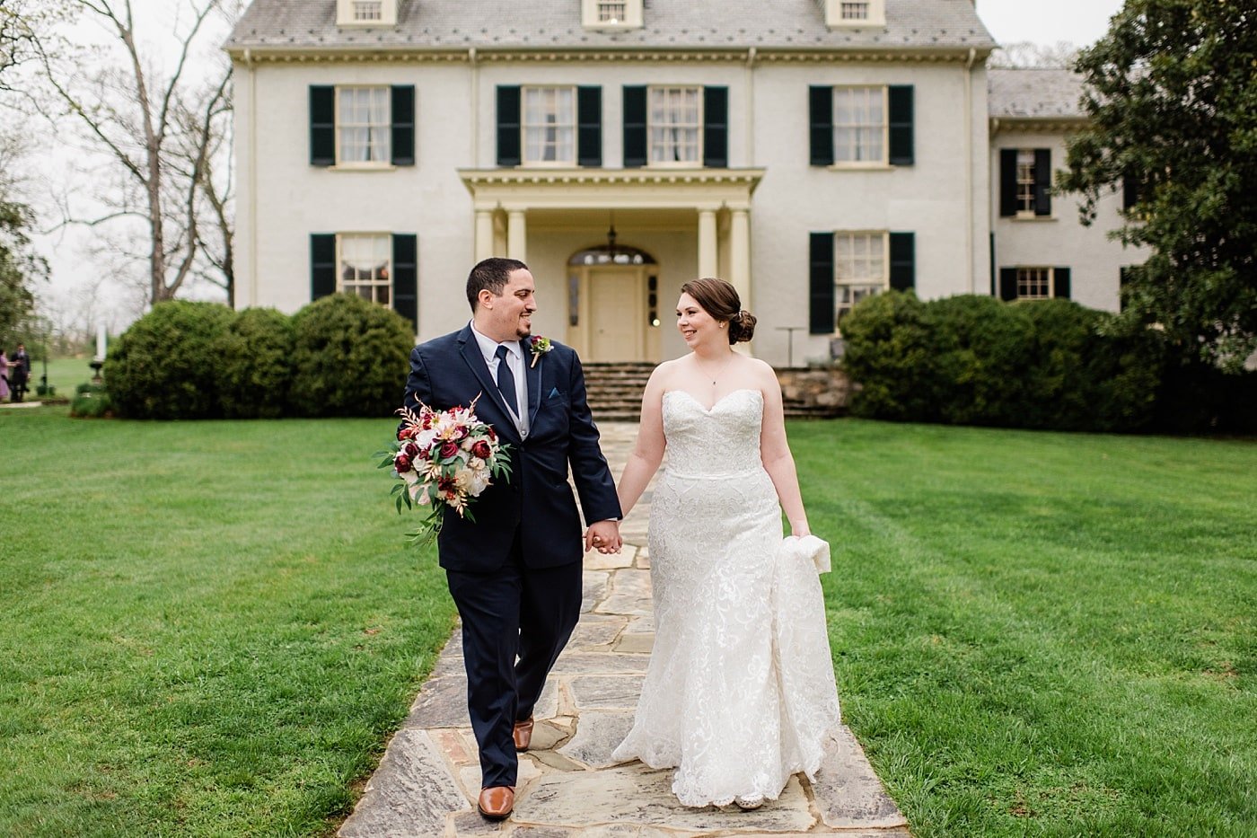 Fall wedding portraits at the Rust Manor House