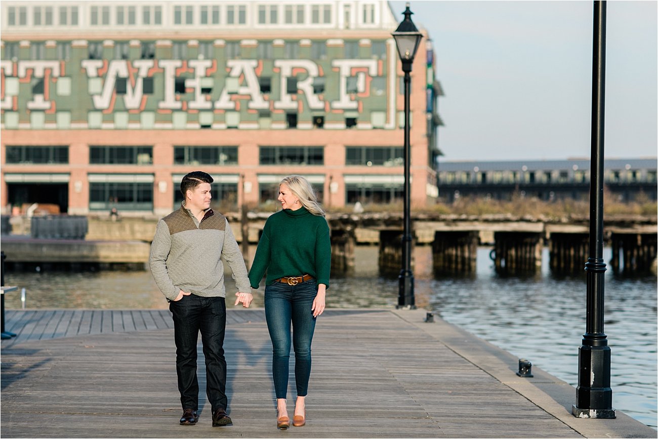 Baltimore Wedding Photographer, Baltimore Wedding, Baltimore Engagement Photography, Baltimore Engagement, Maryland Wedding Photographer, Maryland Wedding, Maryland Engagement Photography, Maryland Engagement, Engagement Session at Baltimore city, Engagement Session at Fells Point Baltimore, Engagement session ideas, engagement session location, Fells Point Engagement Session, Sagamore Pendry Engagement, save the date photo ideas, couples posing, engagement session outfit ideas