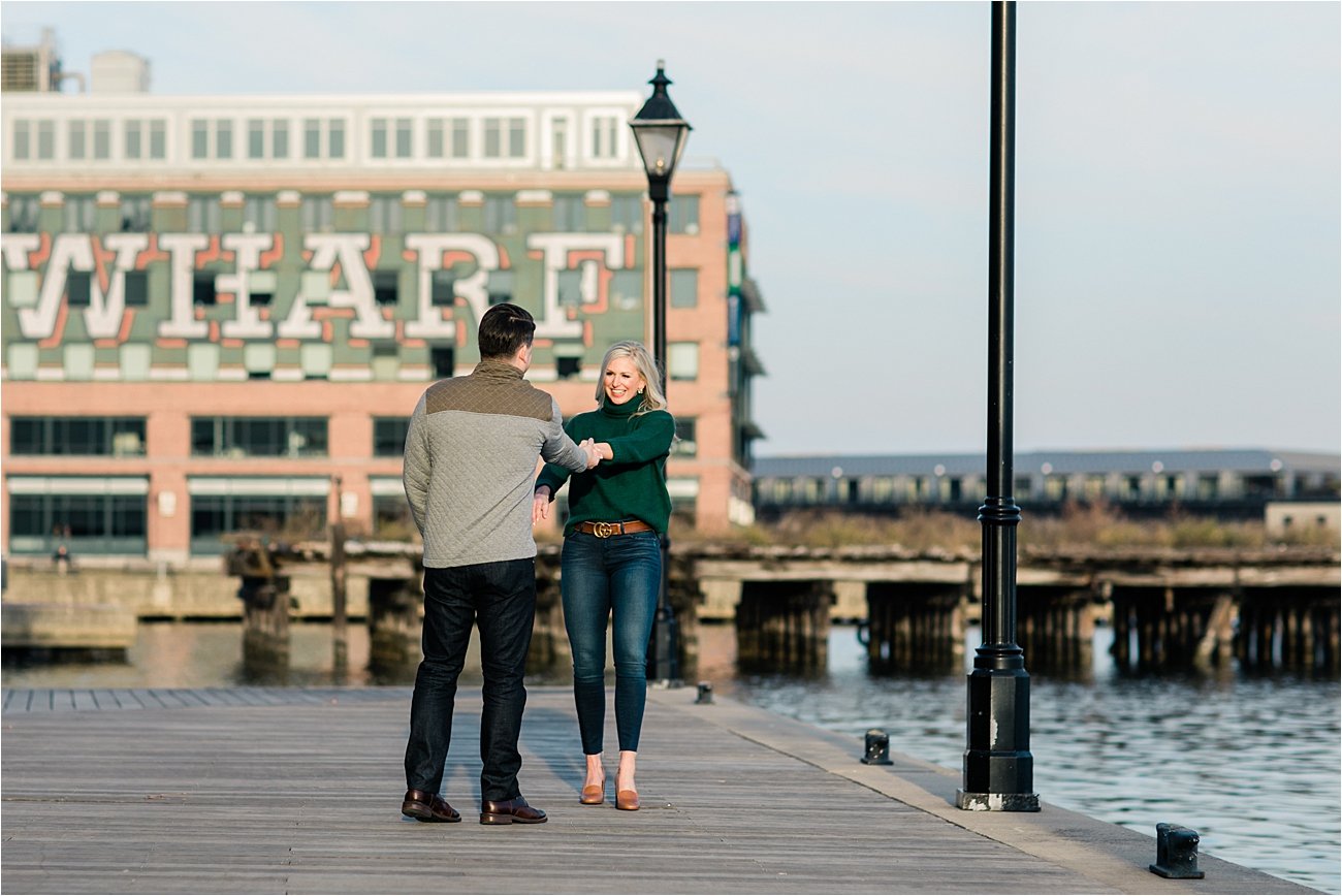 Baltimore Wedding Photographer, Baltimore Wedding, Baltimore Engagement Photography, Baltimore Engagement, Maryland Wedding Photographer, Maryland Wedding, Maryland Engagement Photography, Maryland Engagement, Engagement Session at Baltimore city, Engagement Session at Fells Point Baltimore, Engagement session ideas, engagement session location, Fells Point Engagement Session, Sagamore Pendry Engagement, save the date photo ideas, couples posing, engagement session outfit ideas